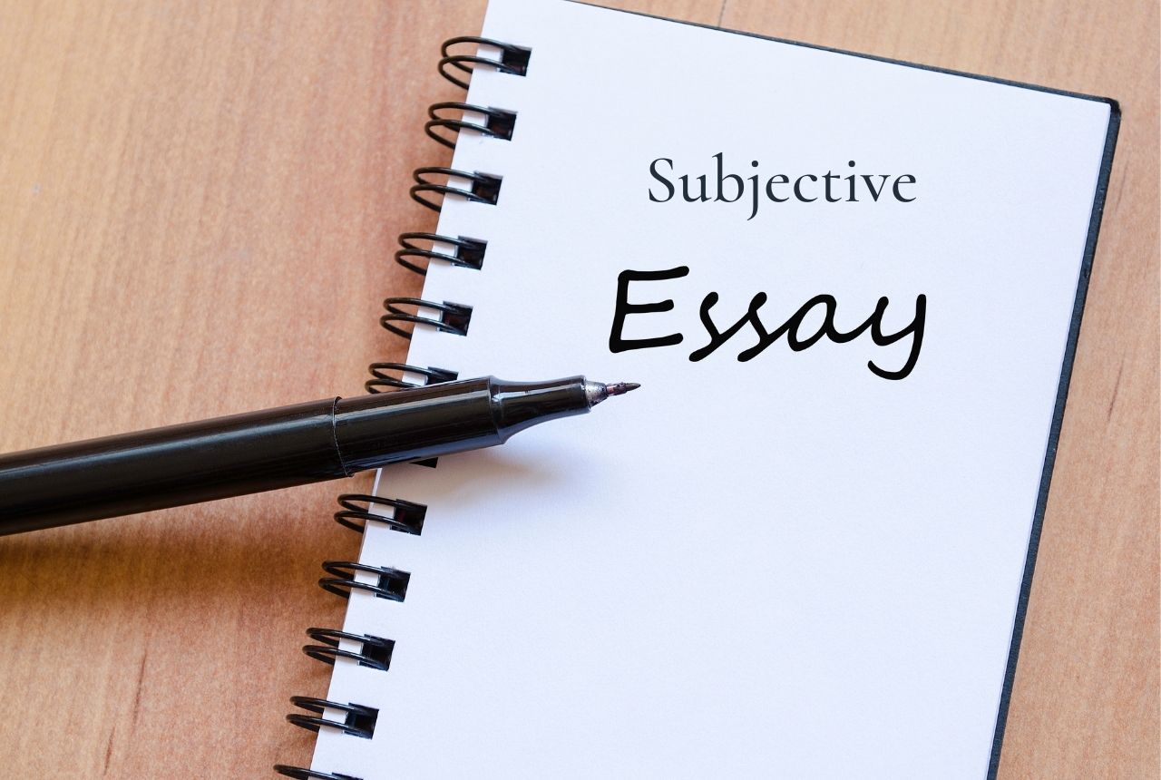 an essay writer has to be subjective always